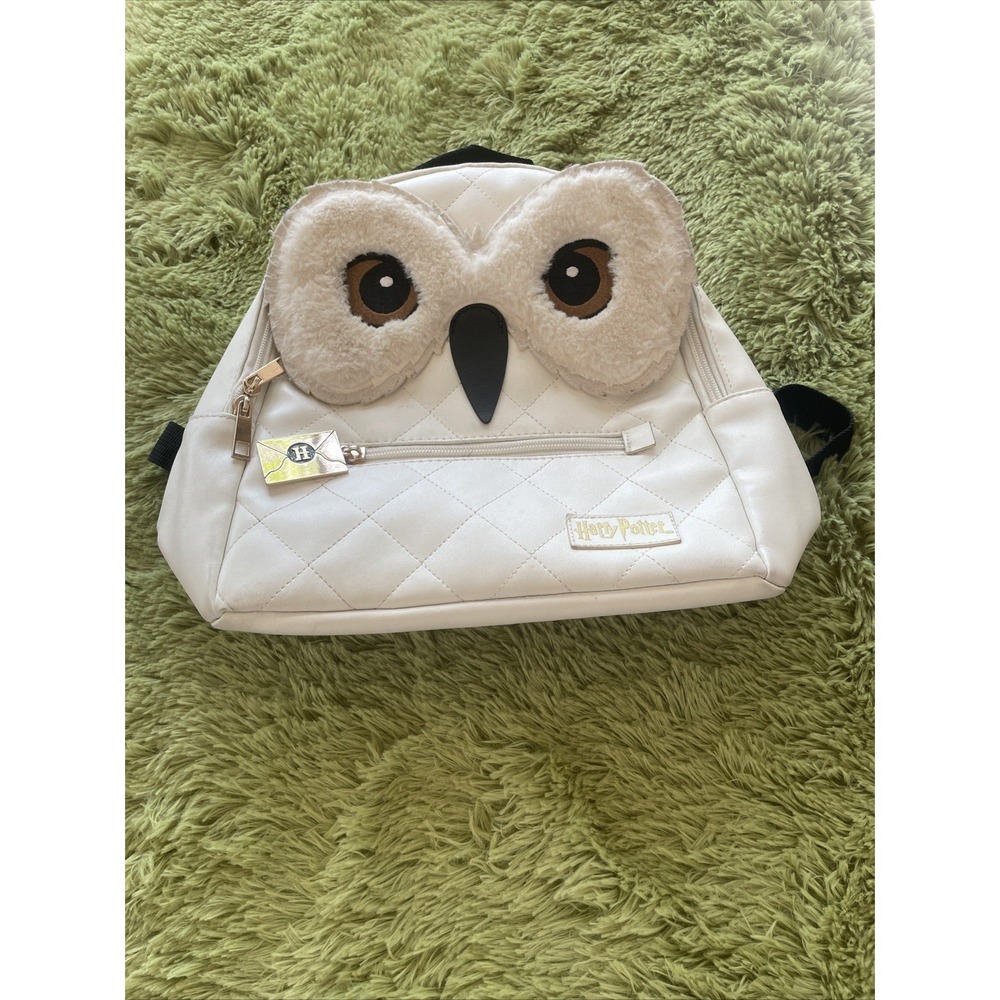 Hedwig Owl Harry Potter Backpack Purse Wizarding World 10 inch x 10 inch